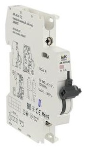 IEK контактная приставка AR-AUX-DC-240-415, пластик
