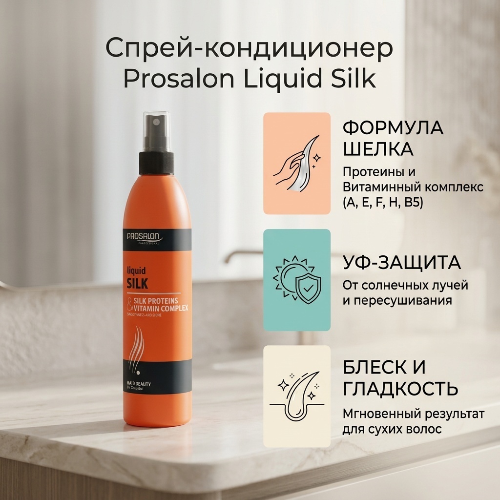 Prosalon Liquid Silk спрей-кондиционер 275 мл