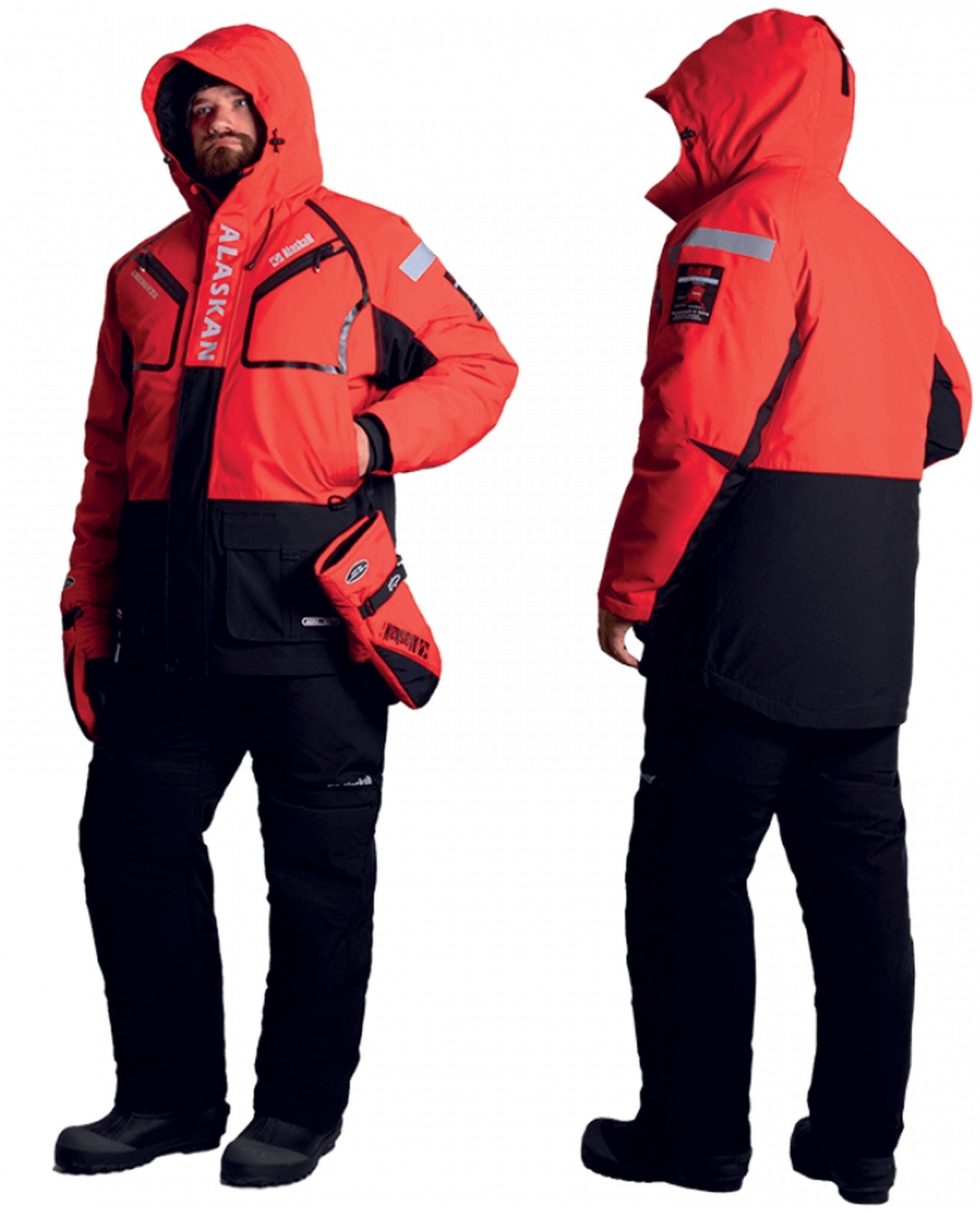 Спортивный костюм Alaskan черный, красный