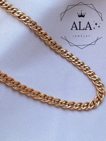 ALA AGNON55-0122 длина 55 см, вес 6.34 г золото, плетение нонна