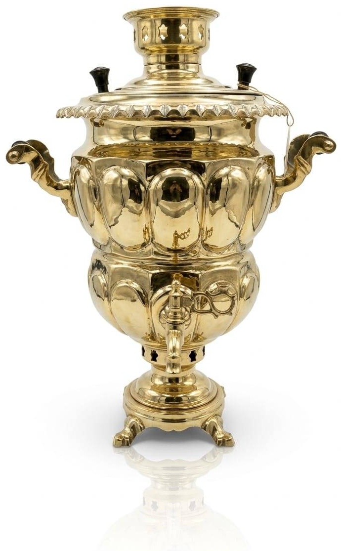Самовар 16494139_398161430 8 л, латунь