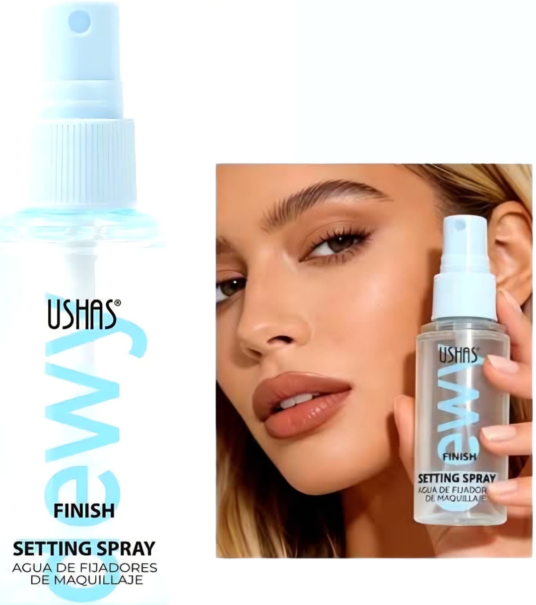Ushas спрей-фиксатор для макияжа Dewy Finish Setting Spray фиксатор макияжа для лица 50 мл