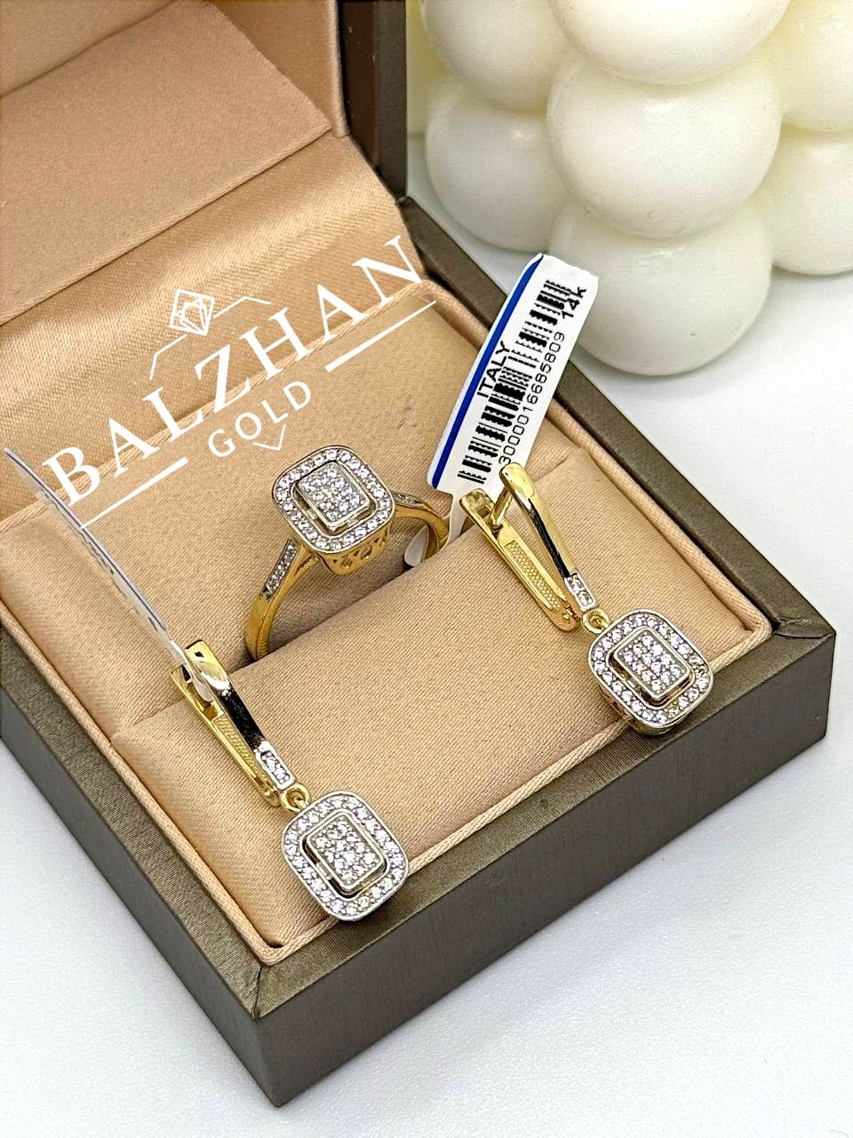 Dani BALZHAN GOLD-5624 вес 6.34 г золото, фианит