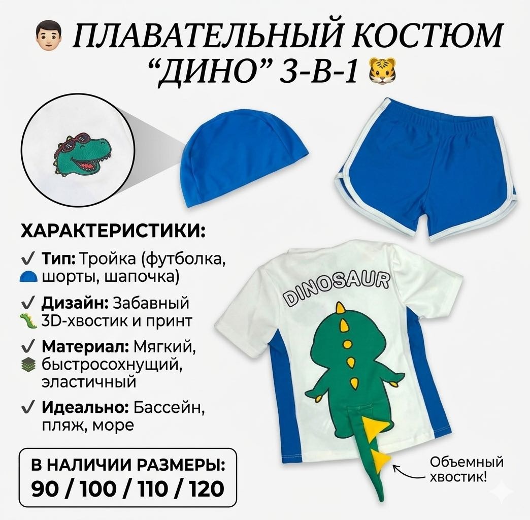 Комплект синий, белый