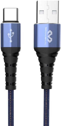 Кабель Miccell USB 2.0 (F), USB TypeC (M), 1.2 м, черный