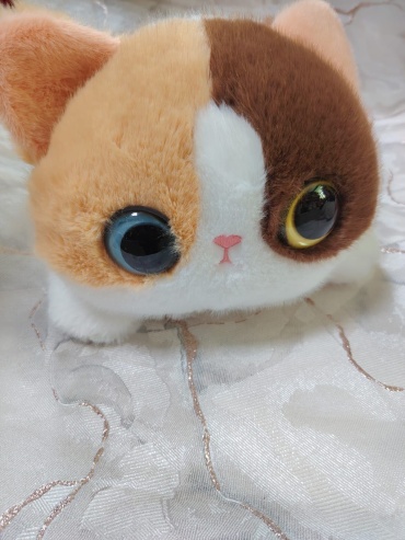 Мягкая игрушка Little cucu Кошка глазастик, 46 см