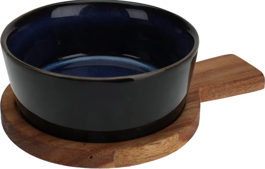 Миска Koopman 9х9 см, дерево, керамика, 1 шт