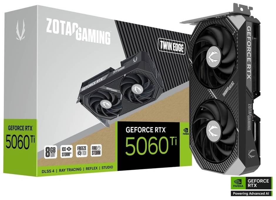 Видеокарта NVIDIA RTX 5060 Ti TWIN EDGE 8 Гб