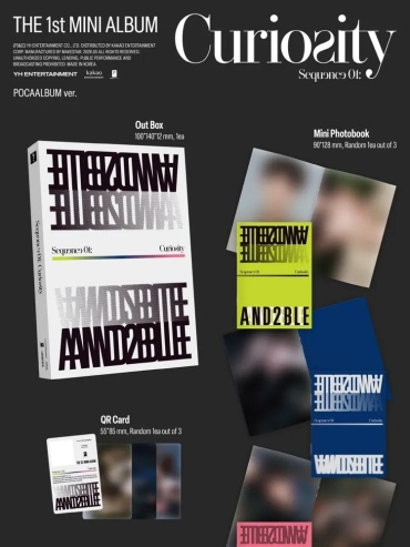 Pledis Entertainment AND2BLE - SEQUENCE 01: CURIOSITY 1st Mini Album POCAALBUM Version