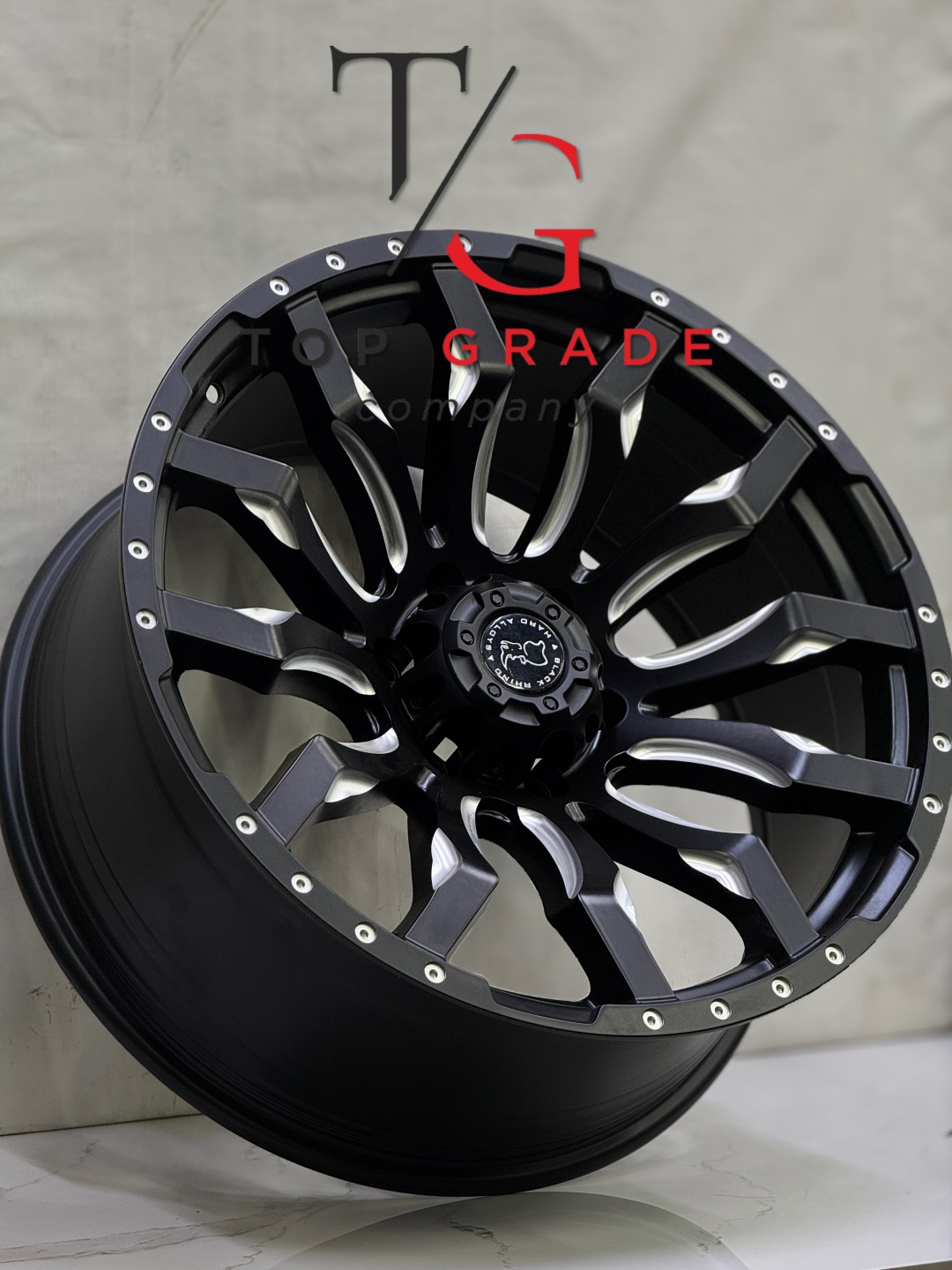 Top Grade Tg0008 9x20/6x139.7 D110 ET0 4 диска черный, серебристый