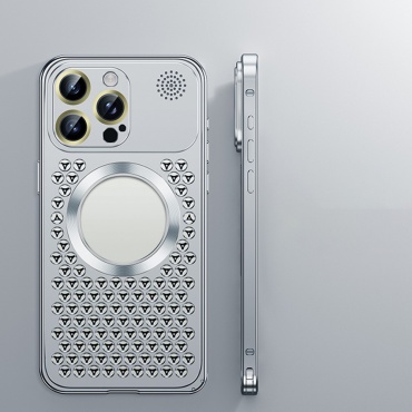 Чехол для Apple iPhone 14 Pro серебряный