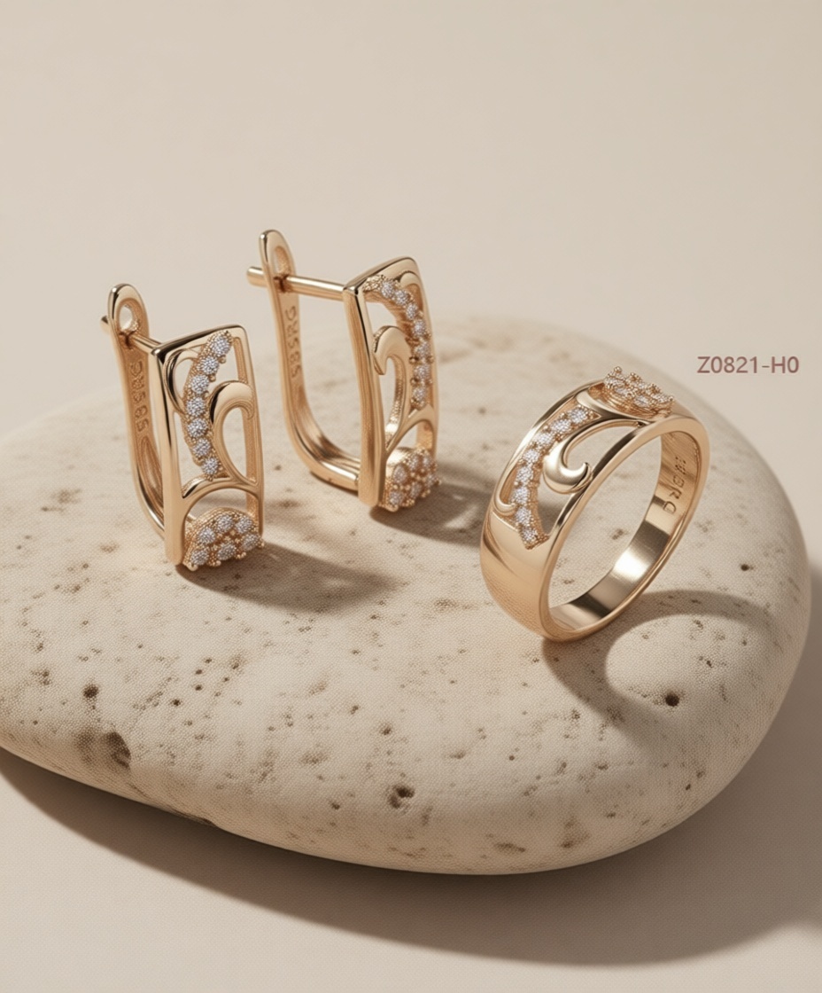 Xuping Jewelry медицинское золото, фианит