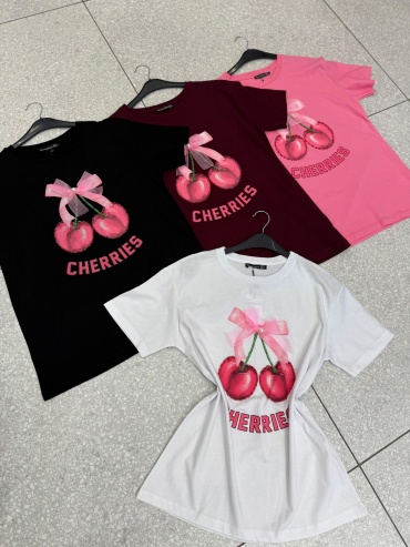 Футболка Mint Cherry  белый