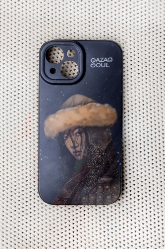 Чехол Qazaq Soul для Apple iPhone 14 многоцветный
