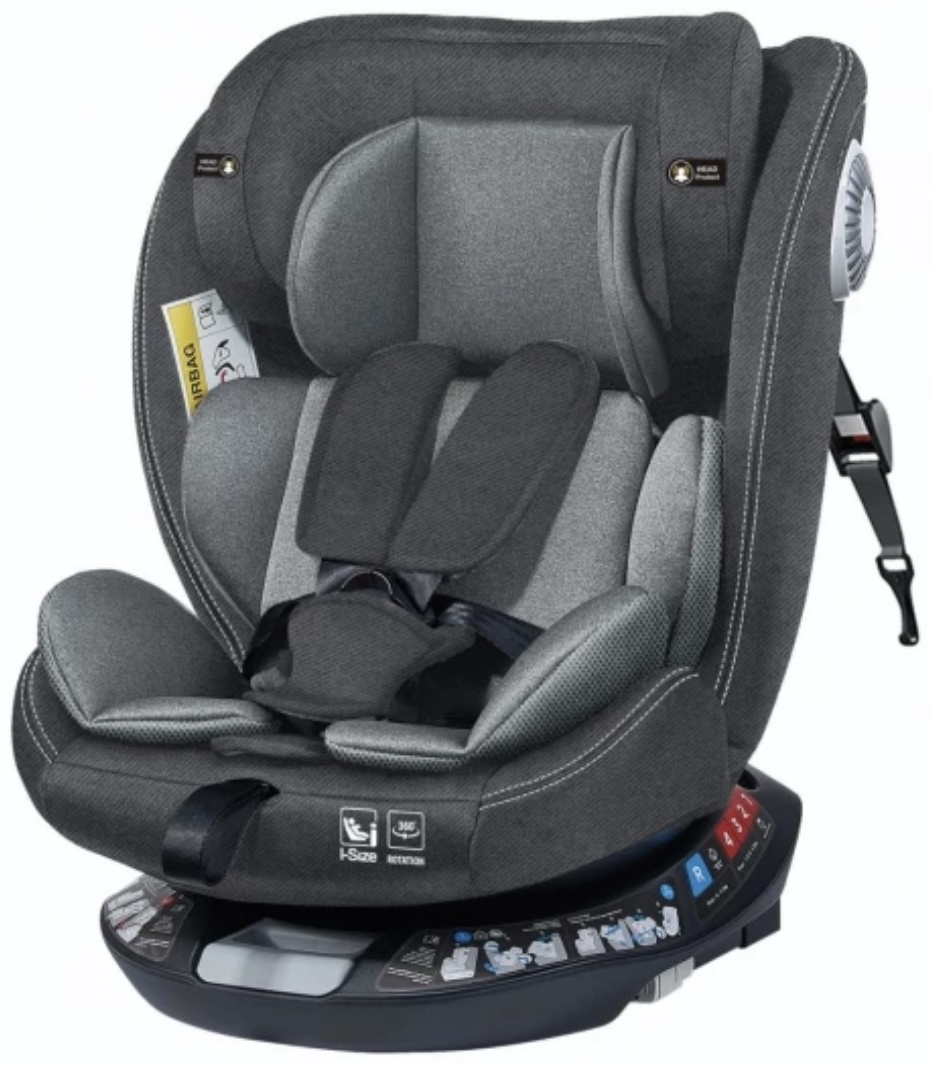 Ining baby KRC001 0/1/2/3 (до 36 кг) серый