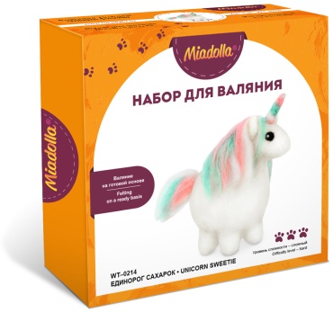 Набор для валяния "Единорог Сахарок" WT-0214