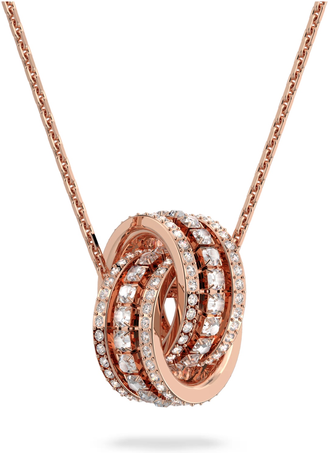 Цепь Swarovski длина 40 см бижутерный сплав кристаллы Swarovski