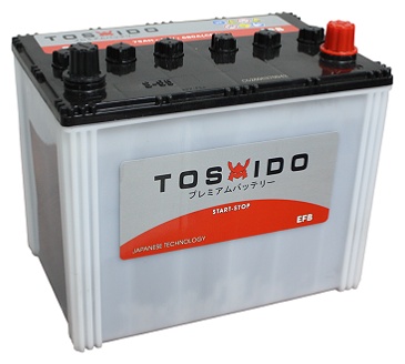 Toshido S95 Start-Stop 75 Ач обратная