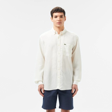 Рубашка прямая LACOSTE белый