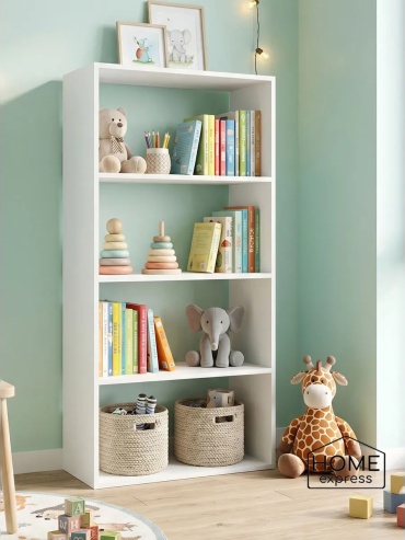 Стеллаж напольный Helvio30, 70.8x33x140 см, белый