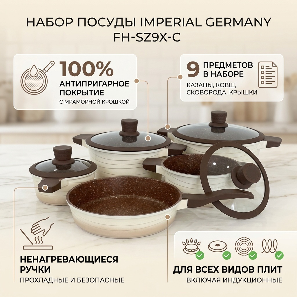 Смешанный набор Imperial Germany FH-SZ9X-C 9 в 1