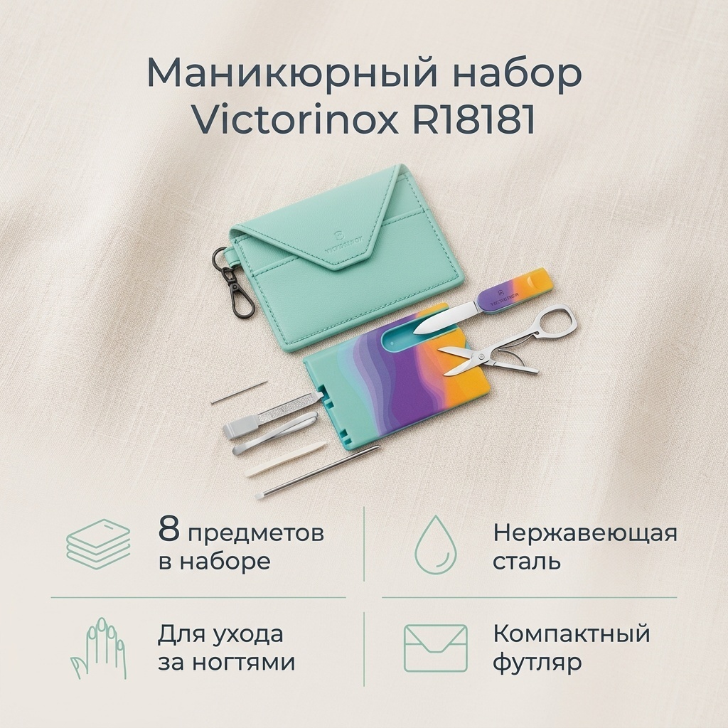 Victorinox набор маникюрных инструментов R18181 8 шт