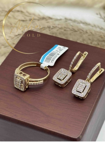 Aishen Gold AG01/101015 вес 6.74 г золото, фианит