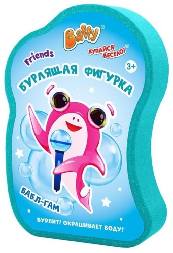 Baffy Бурлящая фигурка, БАБЛ-ГАМ бомбочка 75 г