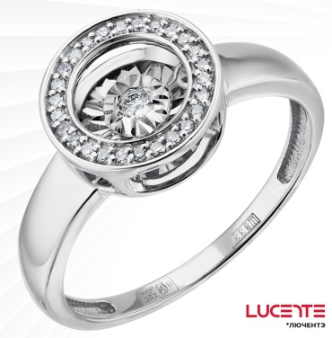 Lucente Бриллианты Якутии 01-02444-03-001-02-03_165 размер 16.5 вес 2.66 г золото, бриллиант