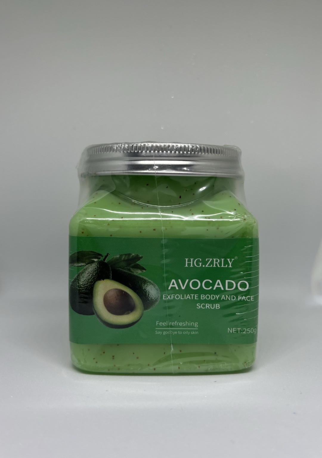 HG.ZRLY скраб Avocado Exfoliating для рук, для ног, для тела 250 мл