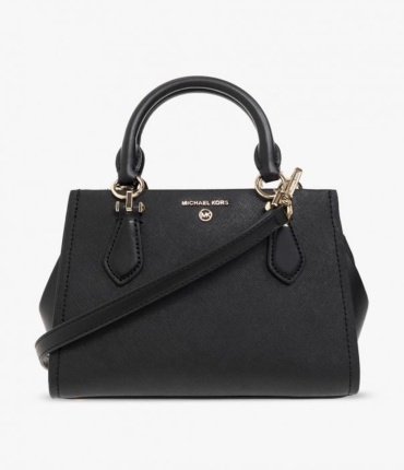Сумка тоут Michael Kors натуральная кожа, сафьяновая кожа черный