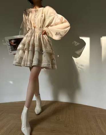 Костюм вечерний FASHION белый, бежевый