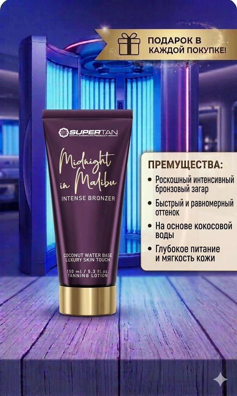 Supertan крем для солярия Midnight in Malibu 150 мл