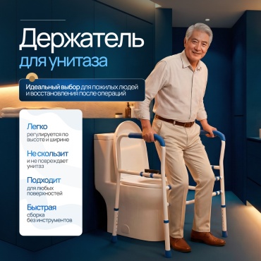 Поручень для ванны проучень, упаковка синий