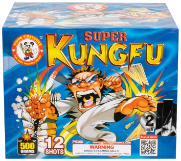 Winda Fireworks батарея салютов Super Kungfu,залпов 12