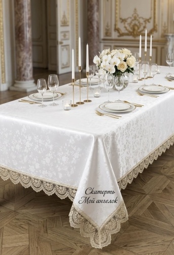 Скатерть Мой ангелок 350x150 см, тефлон, 1 шт