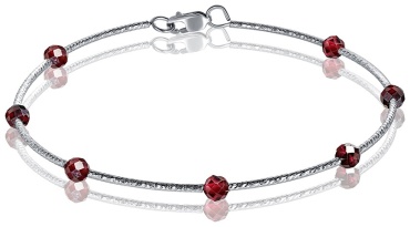 Lucente Silver BRA-LU-925-1656748-55 длина 16 см, вес 2.85 г серебро, плетение фантазийное