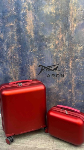 Чемодан ARON-006 ABS-пластик 40 л бордовый