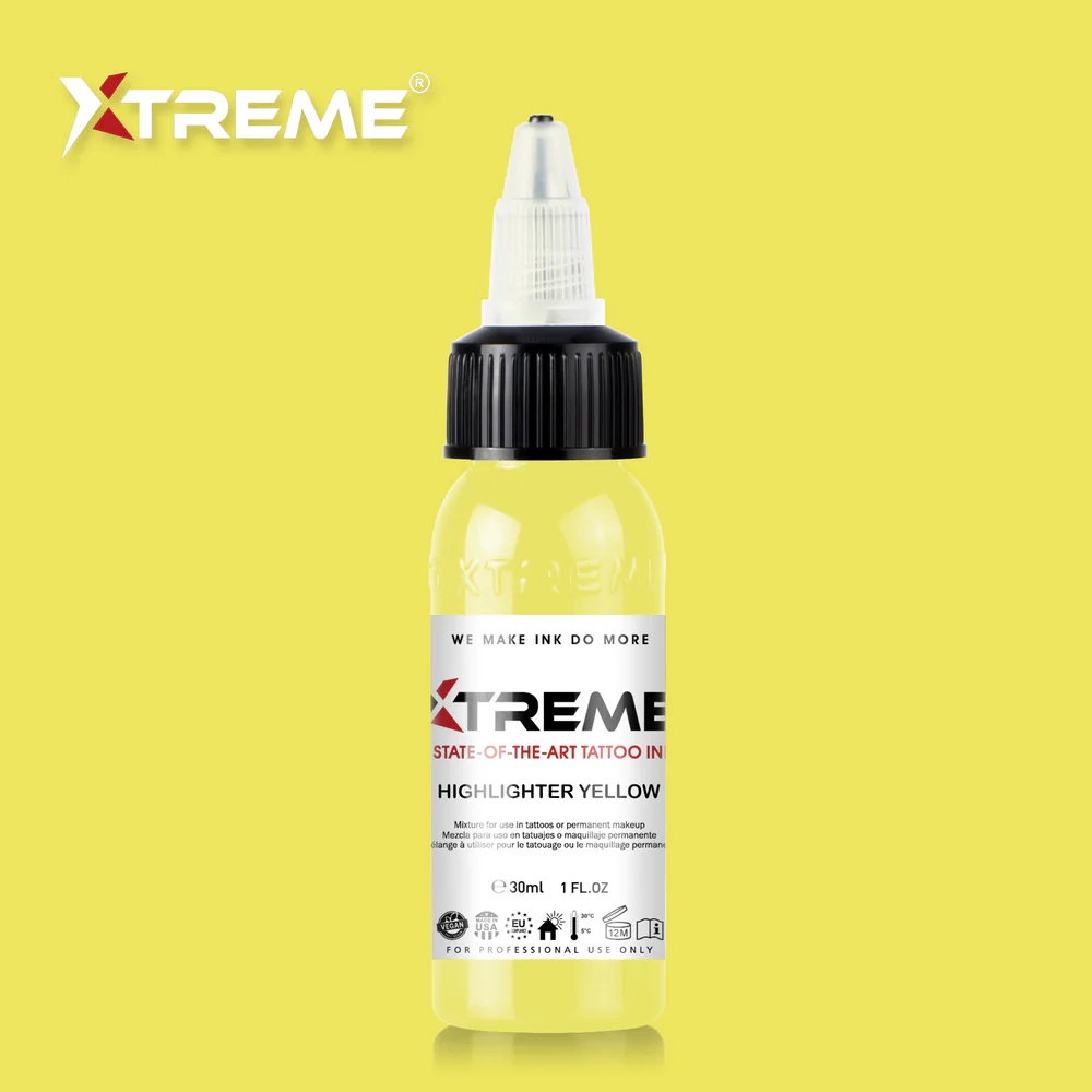 XTREME Highlighter Yellow пигмент желтый с холодным подтоном 15 мл