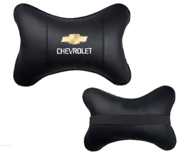 Подушка на подголовник Chevrolet 28x18 см черный