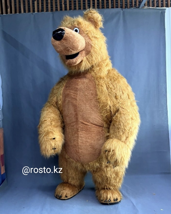 Карнавальный костюм Костюм Костюм надувной Rosto Мишка из Маша и медведь 2.6м коричневый