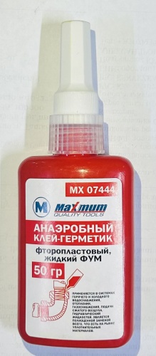 Герметик MAXMUM MX07444, цвет красный 50 мл