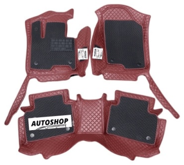 AUTOSHOP Kovrik 3D Daewoo Nexia 2008-2016 бордовый, черный