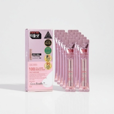 VT Cosmetics сыворотка 100 Collagen Reedle Shot, 10 шт. По 2 мл для лица 200 мл