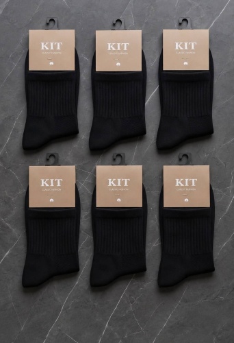 Носки KIT 5 пар черный 40