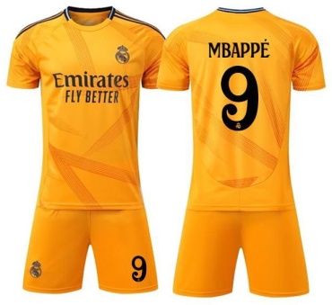 Комплект ФК Реал Мадрид Mbappe оранжевый 140
