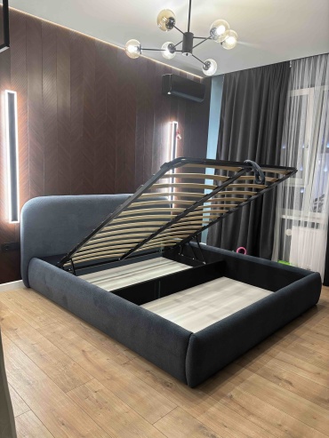 Кровать ComfortLine двуспальная, 160x200 см (с матрасом, подъёмный механизм) мультиколор