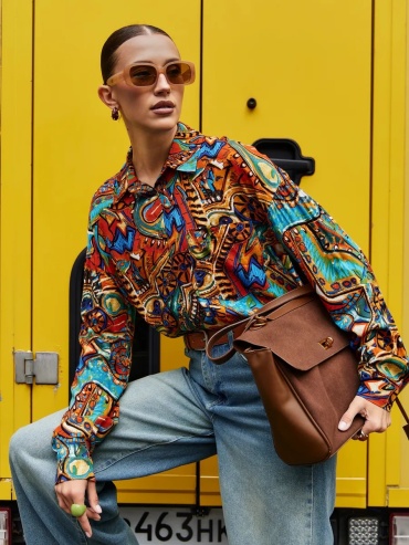 Рубашка HELLO MODA! красный