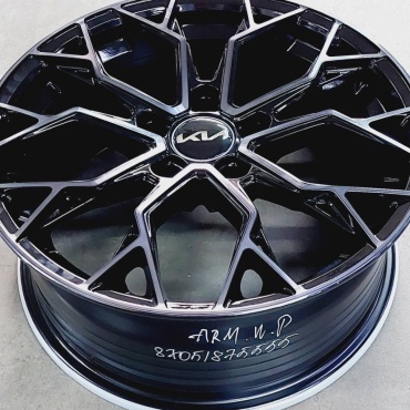 KIA R19 KIA NEW BLACK POLISH ARM.PRO.TEK AUTOCITY ALMATY 17-BUTYK 8.5x19/5x114.3 D67.1 ET40 4 диска черный, серебристый
