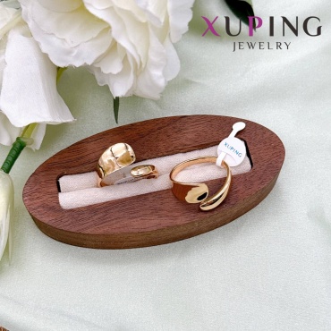 Кольцо Xuping Jewelry 665317015 размер регулируемый титан, нержавеющая сталь, без вставок